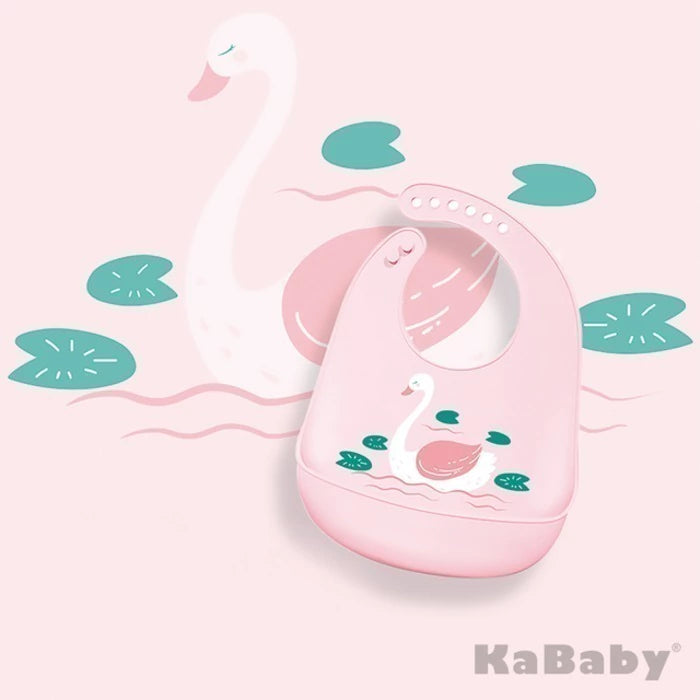 Babador de Silicone Cisne