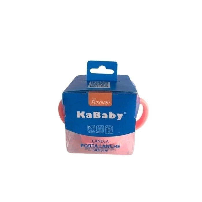 Caneca Porta Lanches Rosa