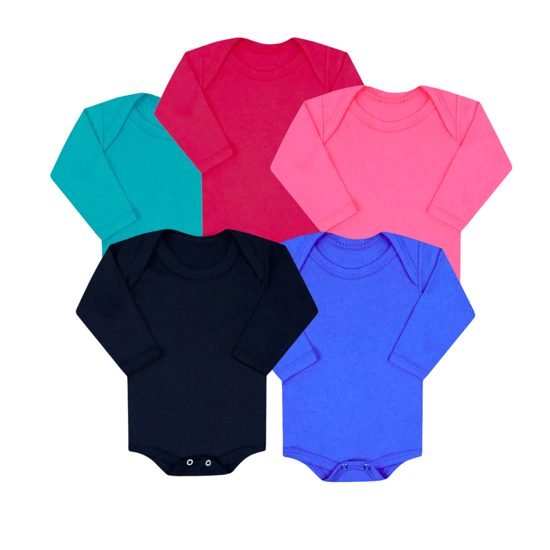 Body Manga Longa Cores