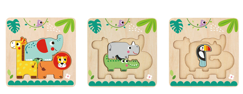 Quebra Cabeça - Camadas - Animais