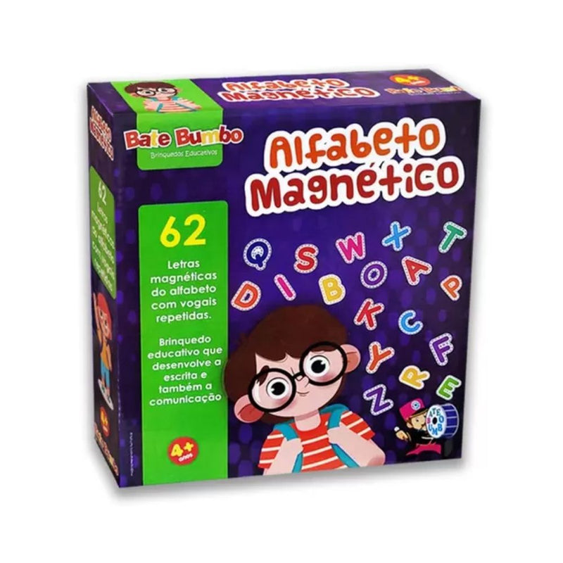 Alfabeto Magnético 62 Peças