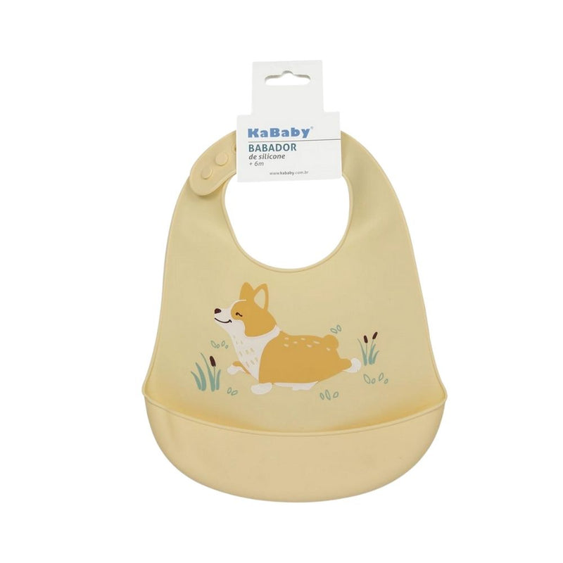Babador de Silicone Cachorrinho
