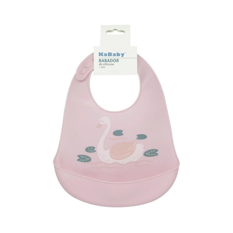 Babador de Silicone Cisne