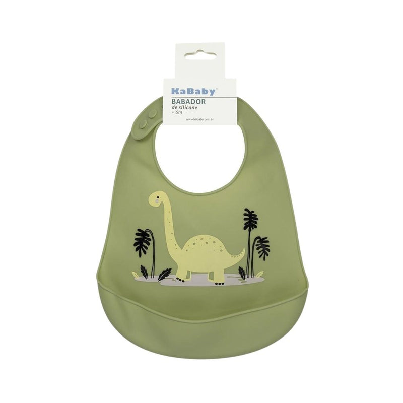 Babador de Silicone Dino