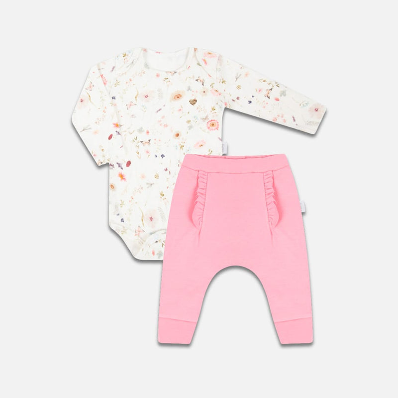 Conjunto Body Longo + Calça Saruel Blossom