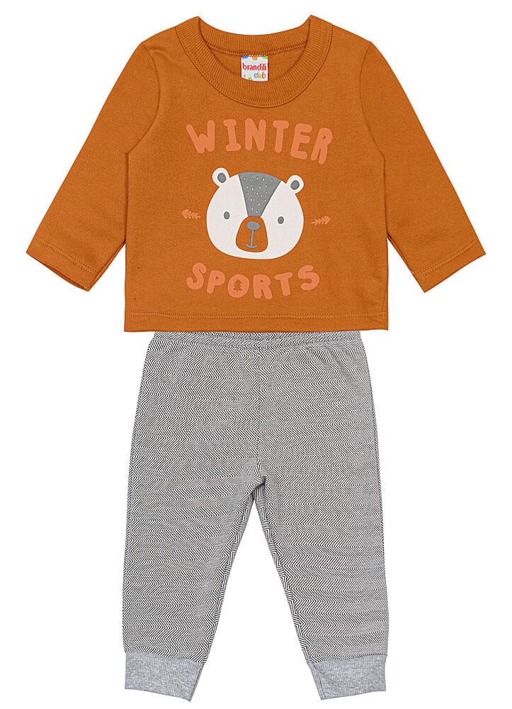 Conjunto Moletom Brandili Urso
