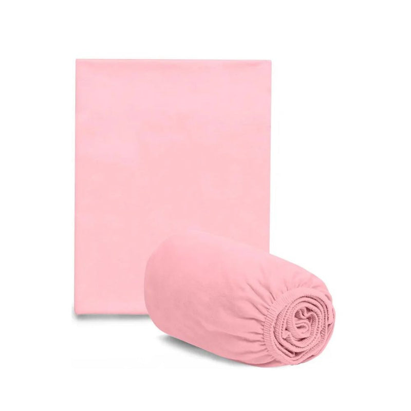 Jogo De Lençol Cama Montessoriana Rosa Claro