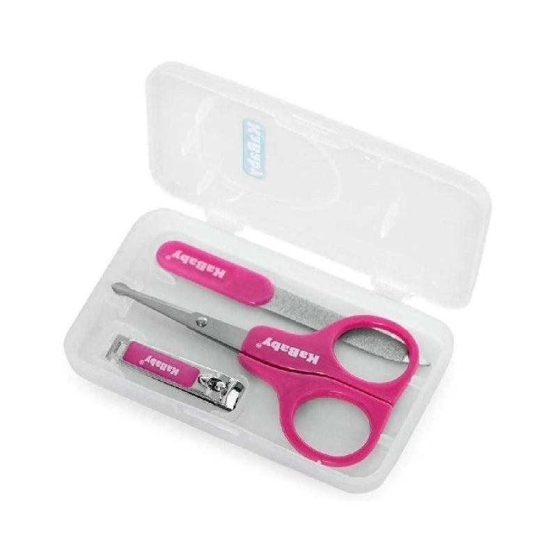 Kit Manicure com Estojo Rosa