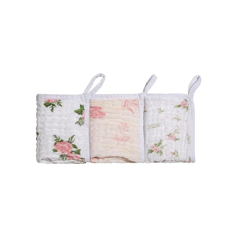 Fralda de Boca Bamboo com 3 un - Rosa