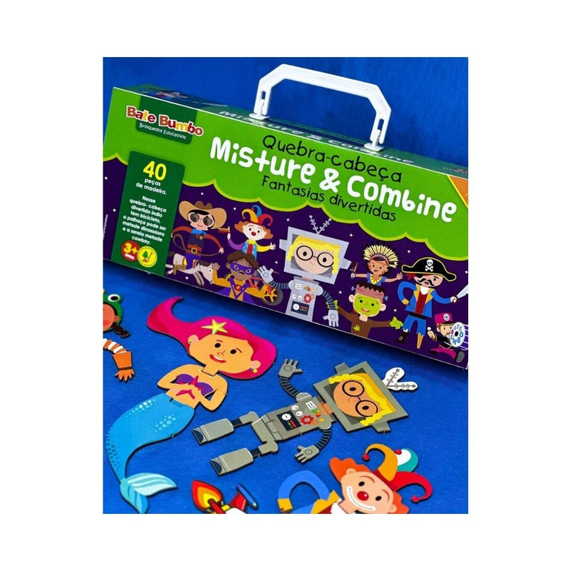 Quebra Cabeça Misture & Combine Fantasias Divertidas